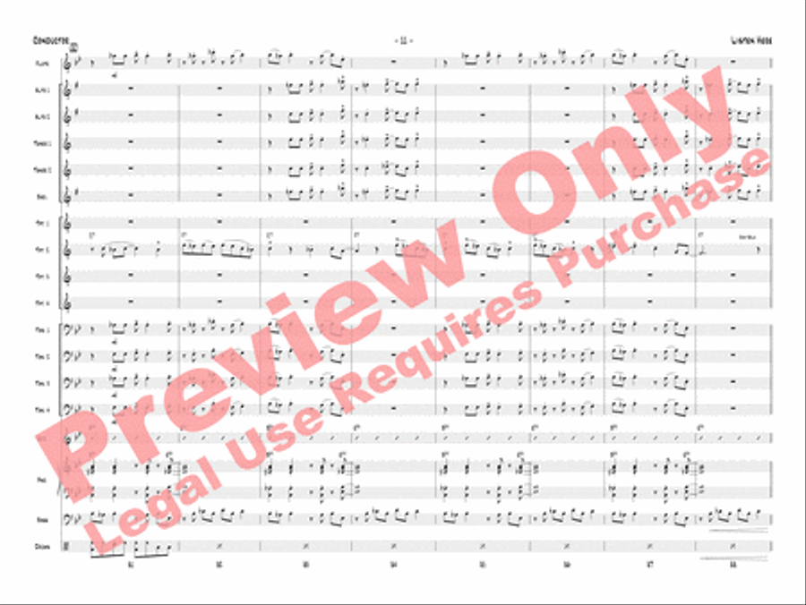 Listen Here Jazz Ensemble scores gallery preview page 32