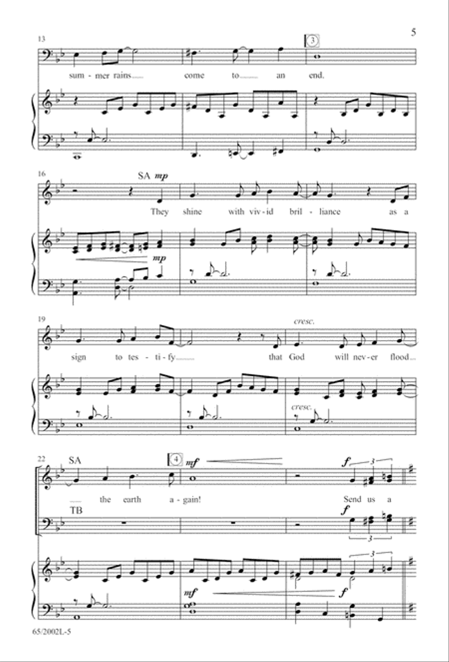 And This Shall Be a Sign And This Shall Be a Sign 4-Part scores gallery preview page 6