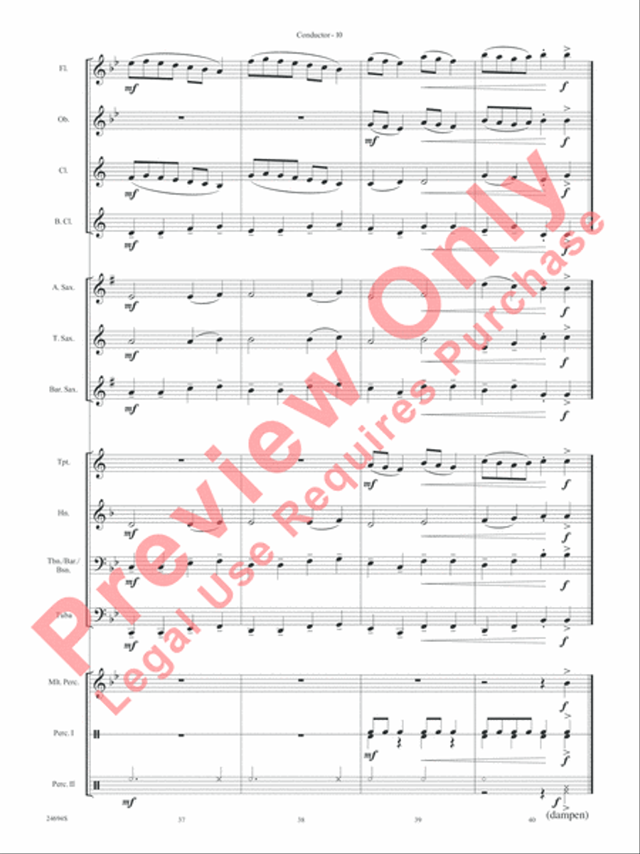 The Nutcracker March Concert Band scores gallery preview page 13