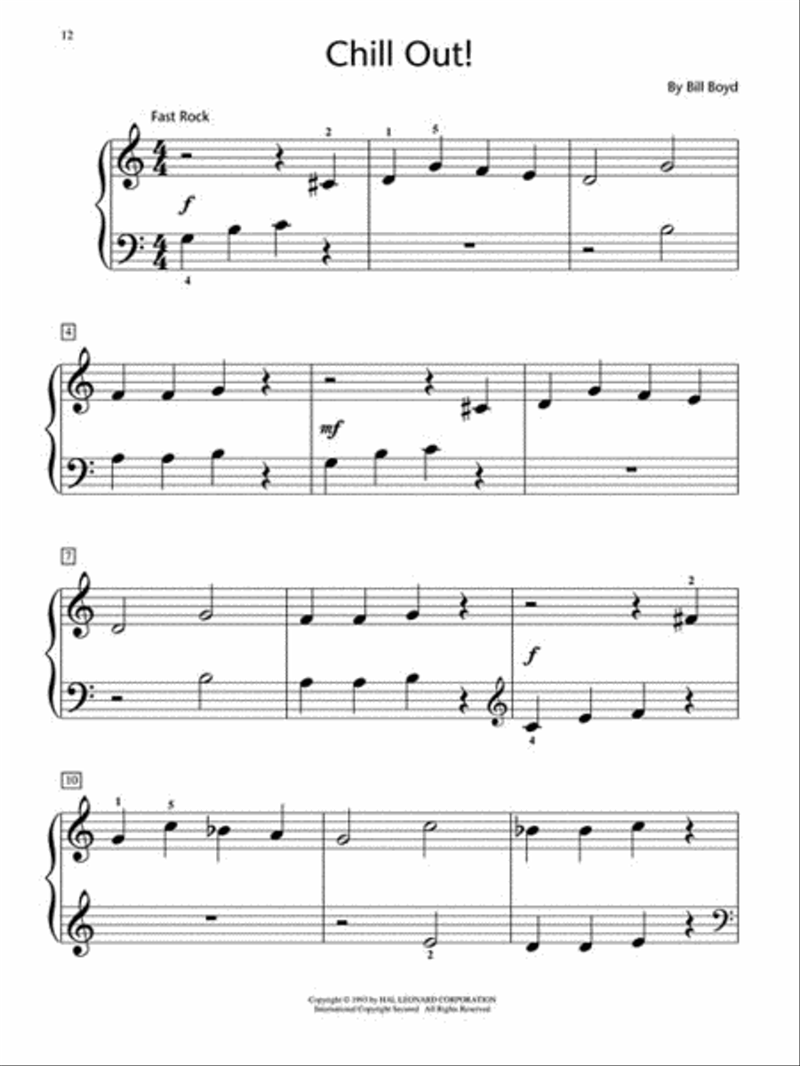Piano Recital Showcase – Summertime Fun Piano Method scores gallery preview page 4