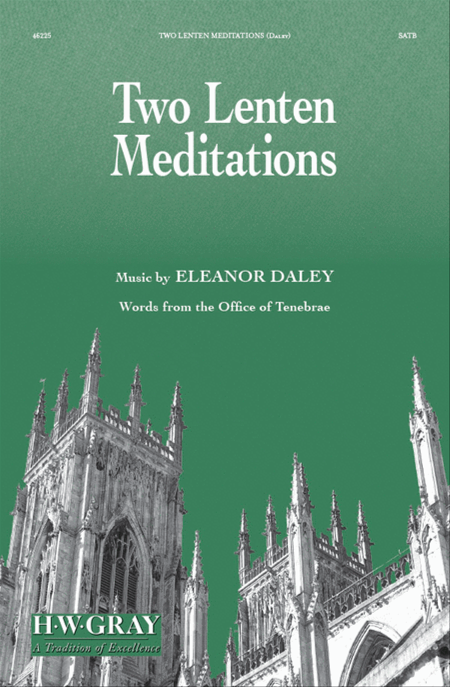 Two Lenten Meditations 4-Part scores gallery preview page 1