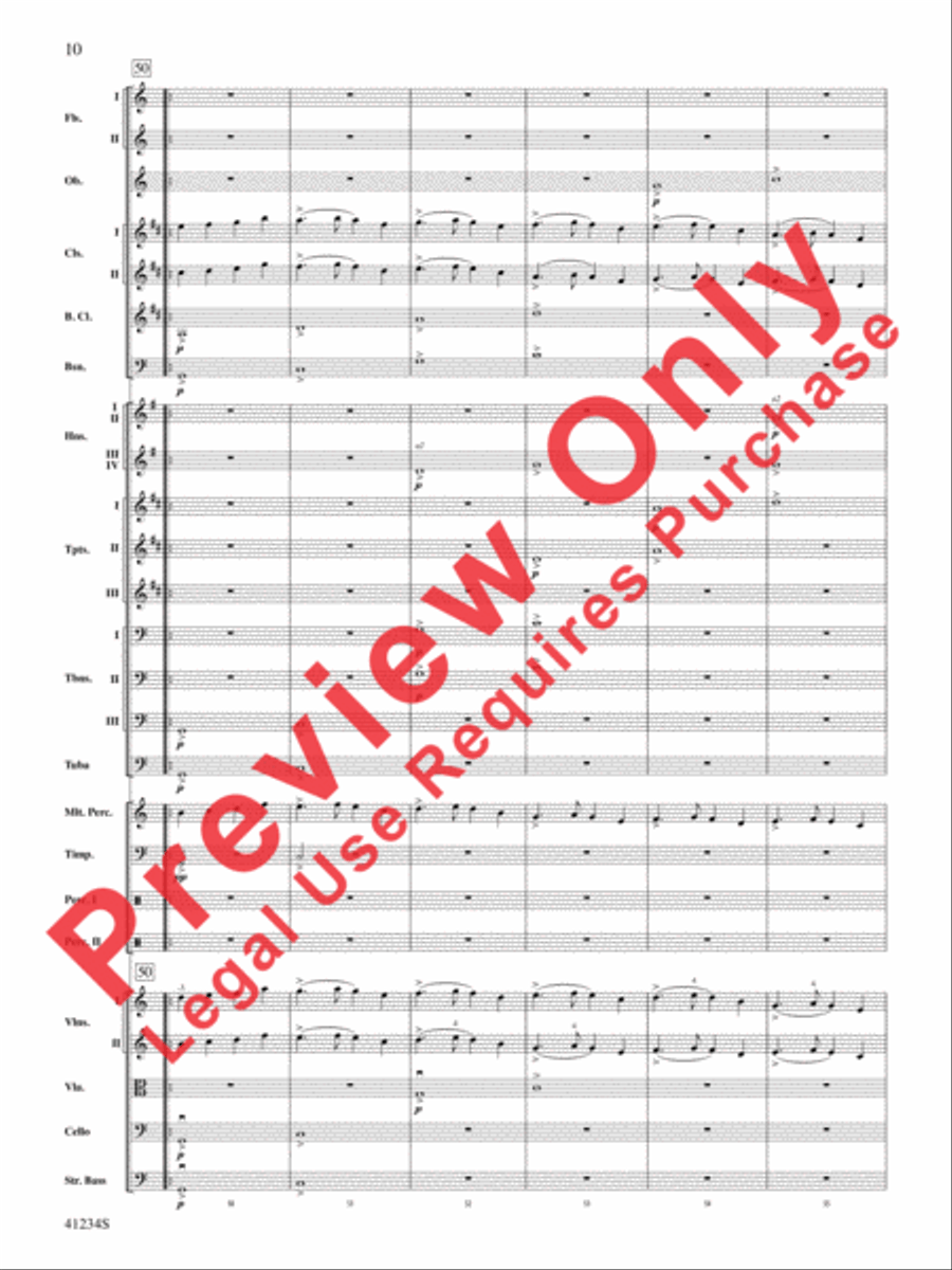 A Dance of Clowns Full Orchestra scores gallery preview page 11