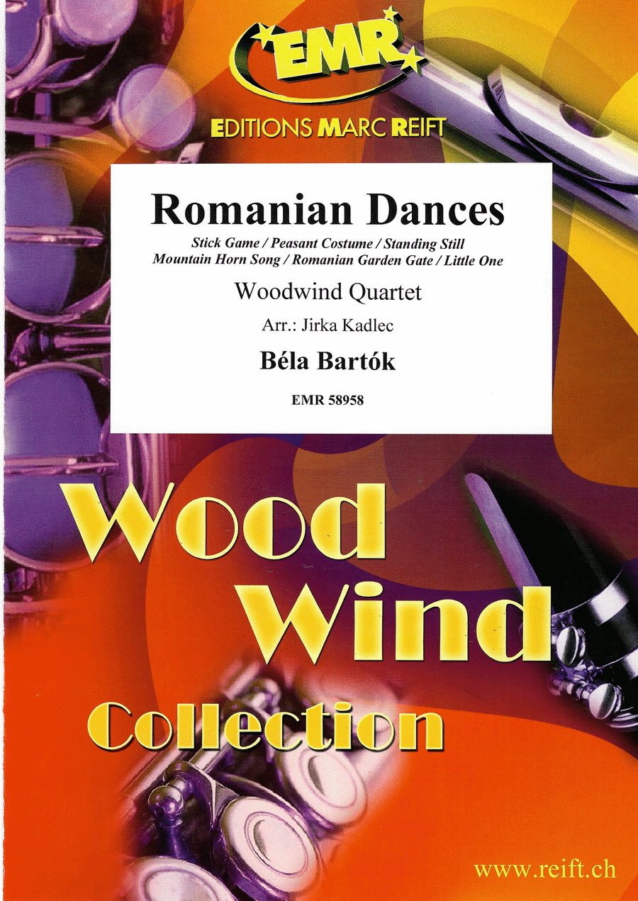 Romanian Dances Romanian Dances Woodwind Quartet scores gallery preview page 1