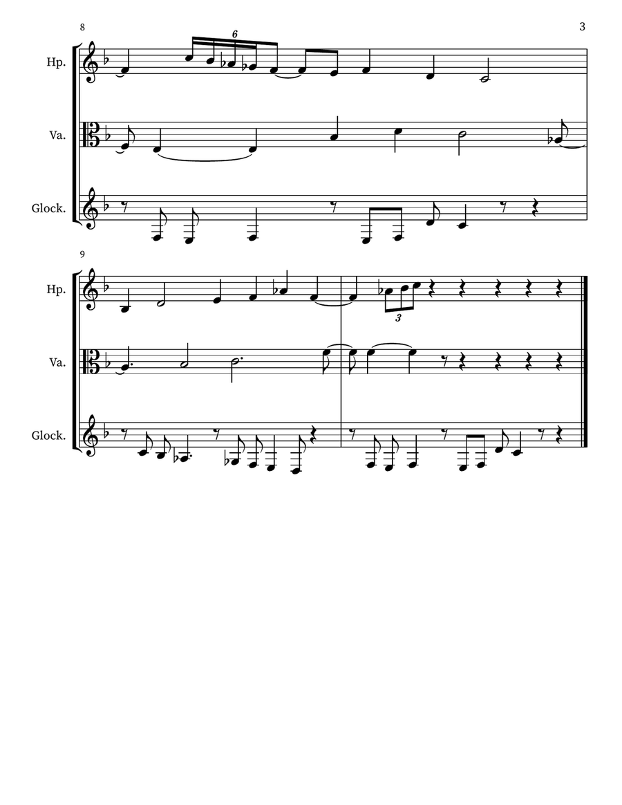 Children's Musing 43 Children's Musing 43 Small Ensemble scores gallery preview page 3