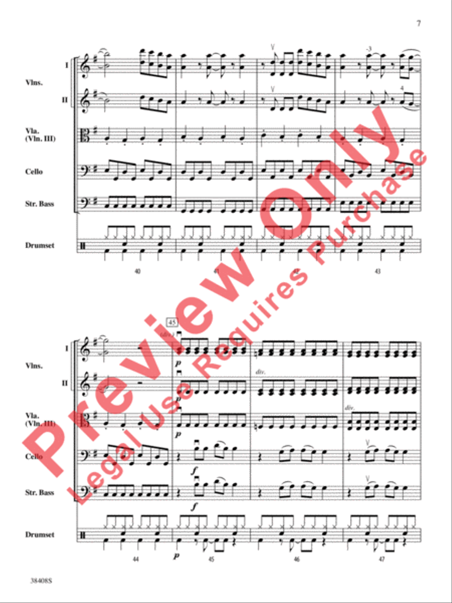 Firework String Orchestra scores gallery preview page 8