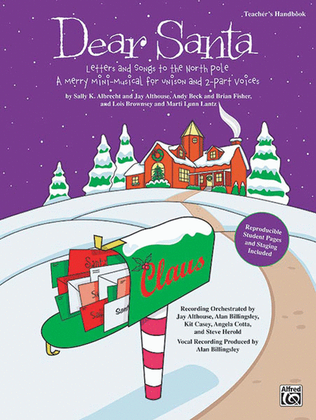 Book cover for Dear Santa: Letters and Songs to the North Pole - Teacher's Handbook