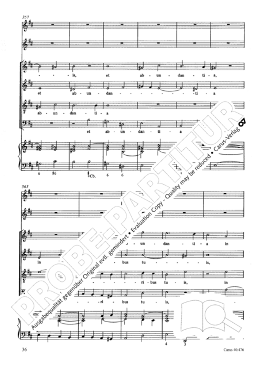 Psalm 121 (Laetatus sum) SA scores gallery preview page 37