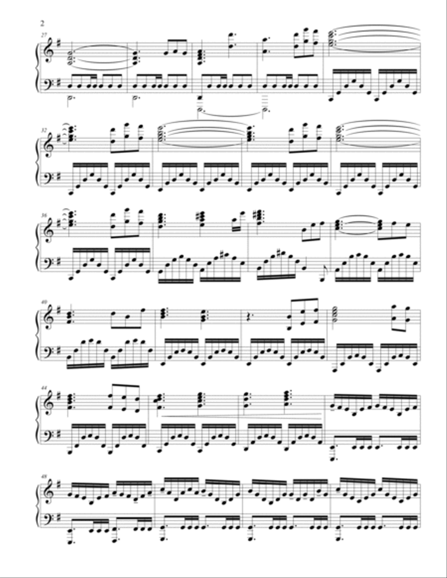 Run Free Piano Solo scores gallery preview page 2