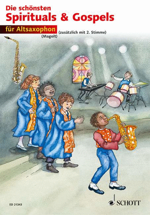 Book cover for The Best of Spirituals & Gospels – 1-2 Alto Saxophones