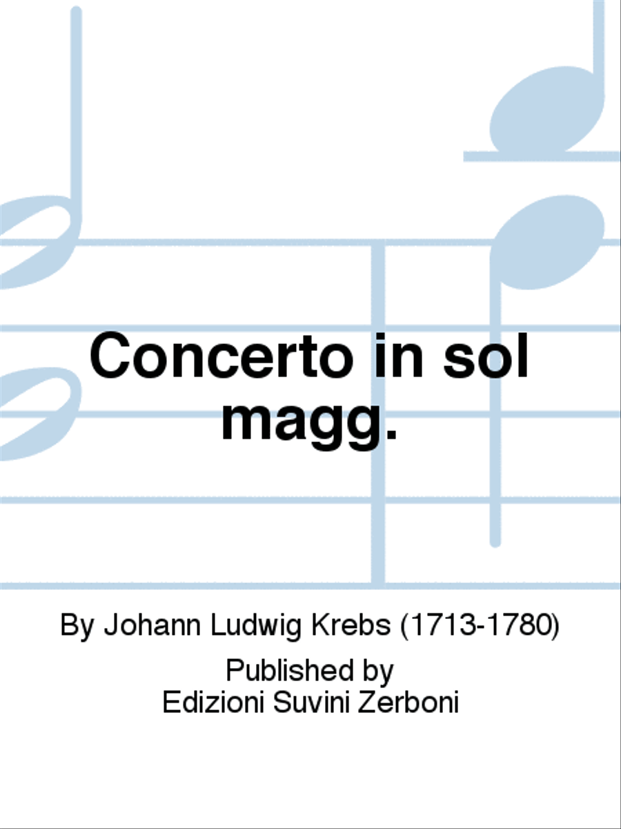 Concerto in sol magg. Classical Guitar scores gallery preview page 1