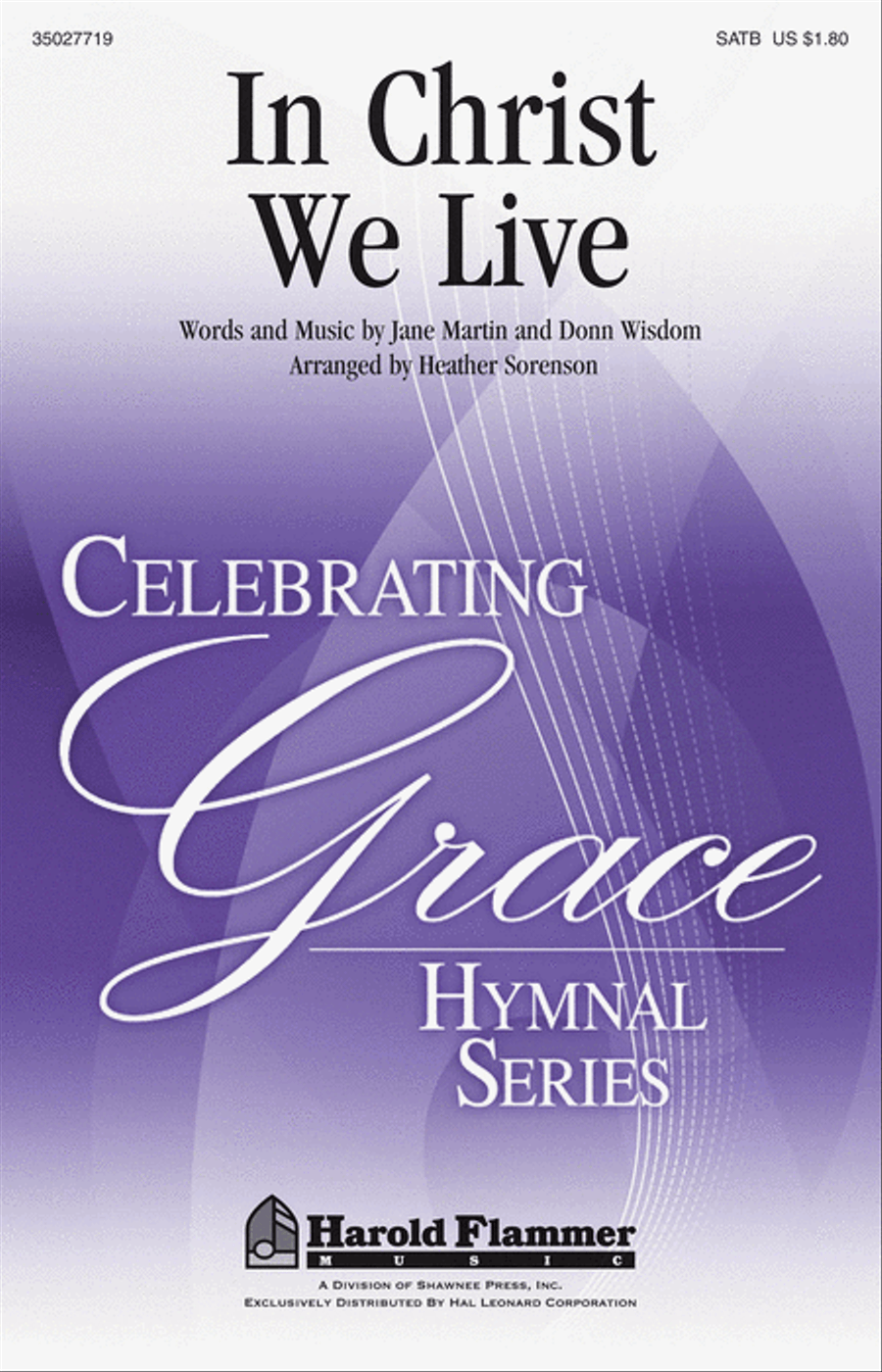 In Christ We Live 4-Part scores gallery preview page 1