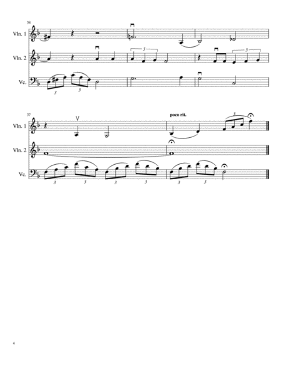 What A Wonderful World String Trio scores gallery preview page 5