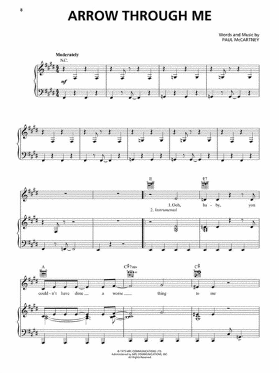 Paul McCartney – Pure McCartney Piano, Vocal, Guitar scores gallery preview page 3
