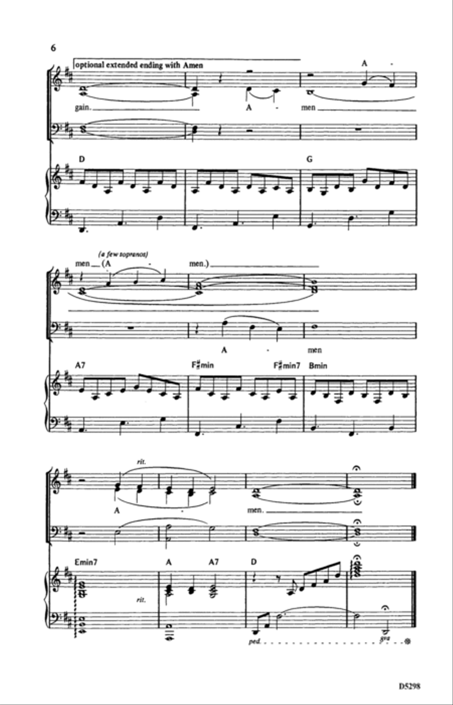 A Closing Prayer A Closing Prayer 3-Part scores gallery preview page 5