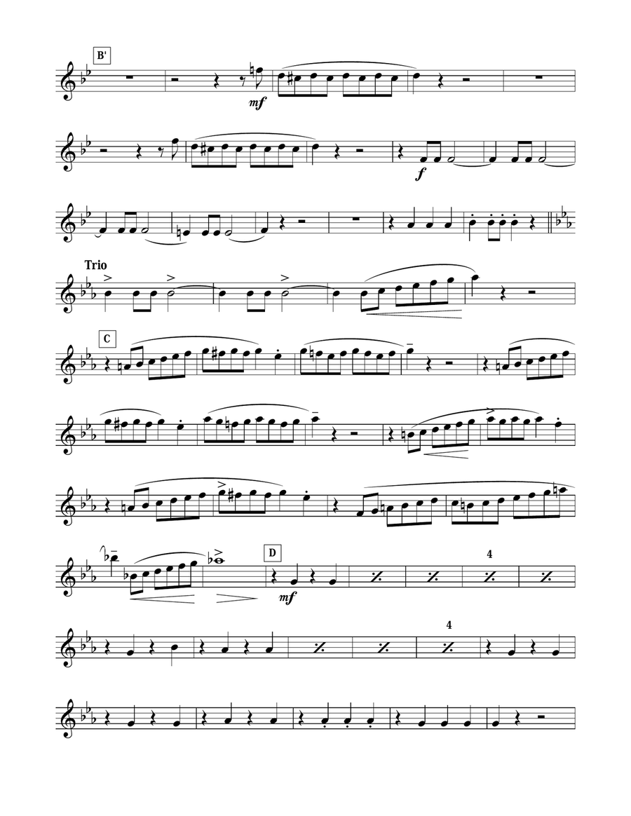 Rolling Thunder Brass Ensemble scores gallery preview page 3