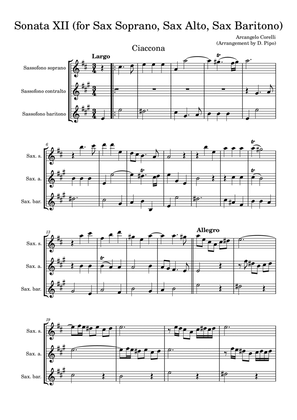 Sonata XII Opus.2