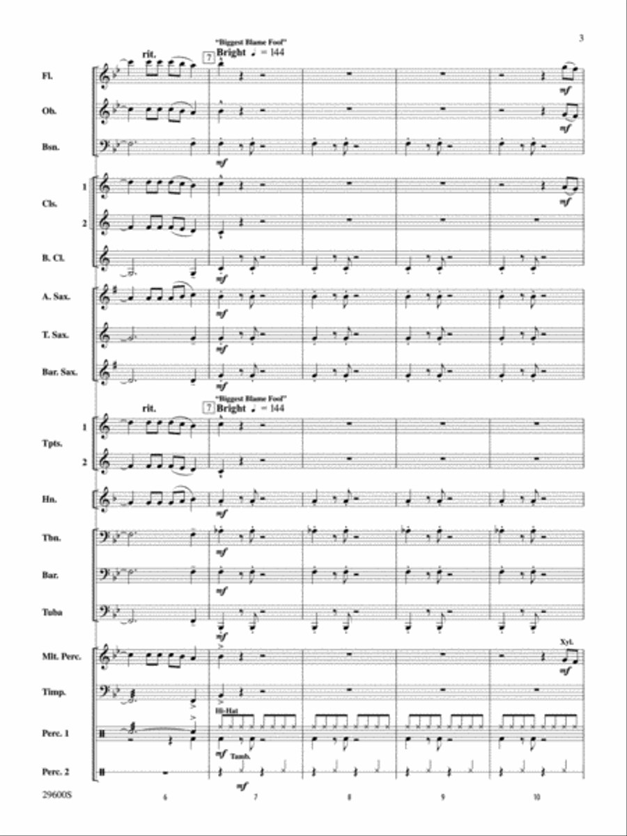 Seussical: The Musical, Highlights from Concert Band scores gallery preview page 3