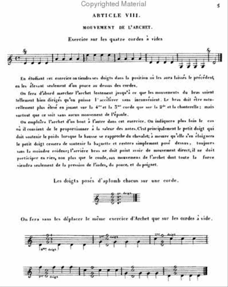 Methods & Treatises Violin - 6 volumes - France 1800-1860 Violin scores gallery preview page 2