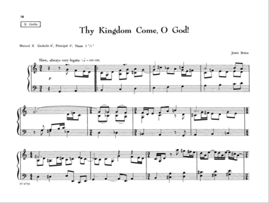 The Parish Organist, Part 12 (Familiar Hymn Tunes) Organ scores gallery preview page 8