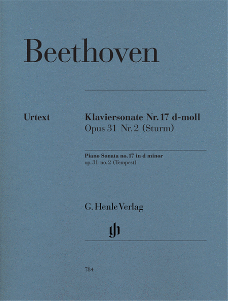 Piano Sonata No. 17 in D Minor Op. 31 Piano Solo scores gallery preview page 1