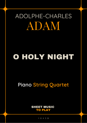 Book cover for O Holy Night - Piano Quintet (Full Score and Parts)
