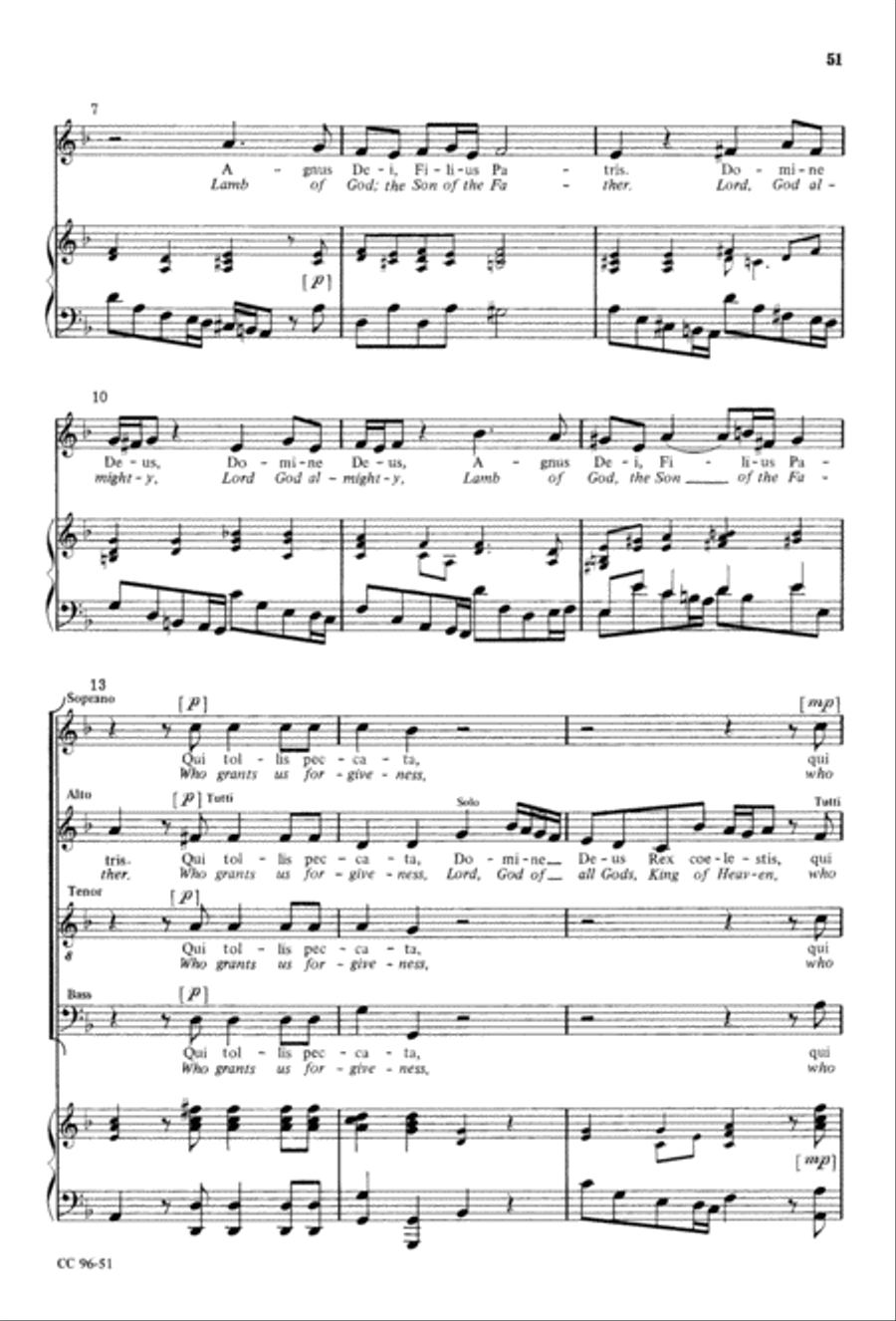 Gloria Gloria 4-Part scores gallery preview page 52