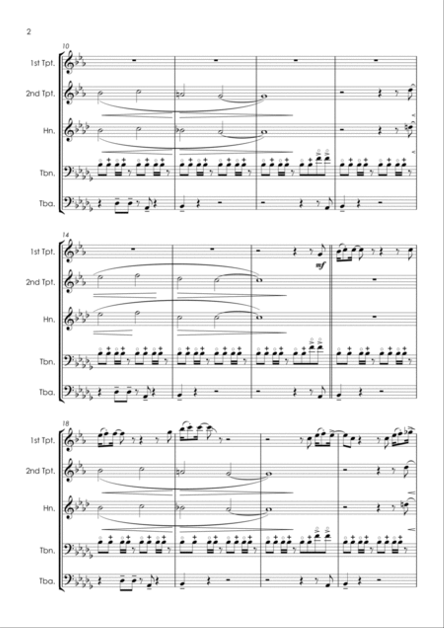 Papa Was A Rollin' Stone Papa Was A Rollin' Stone Horn scores gallery preview page 4
