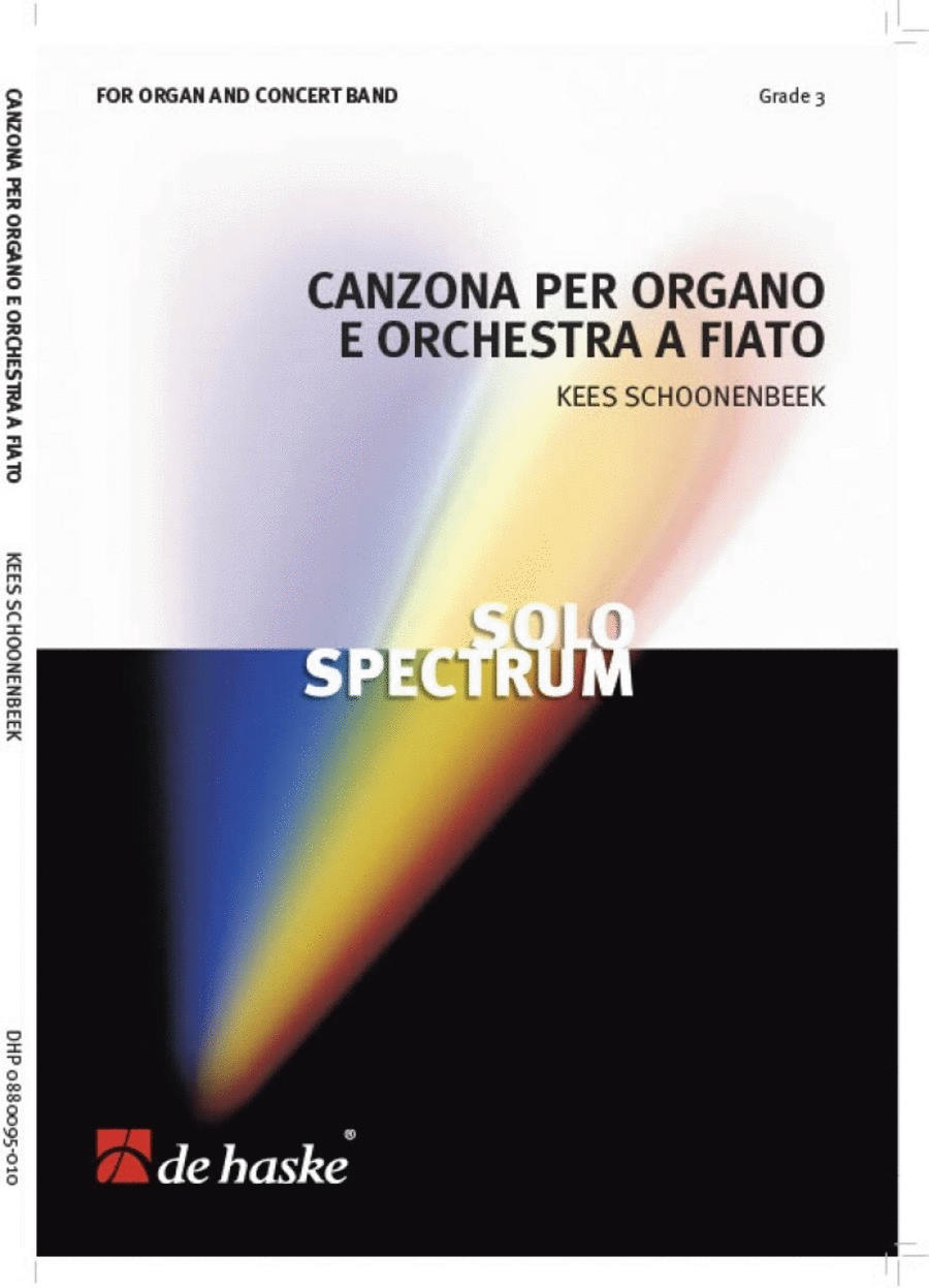 Canzona per Organo e Orchestra a Fiato Concert Band scores gallery preview page 1