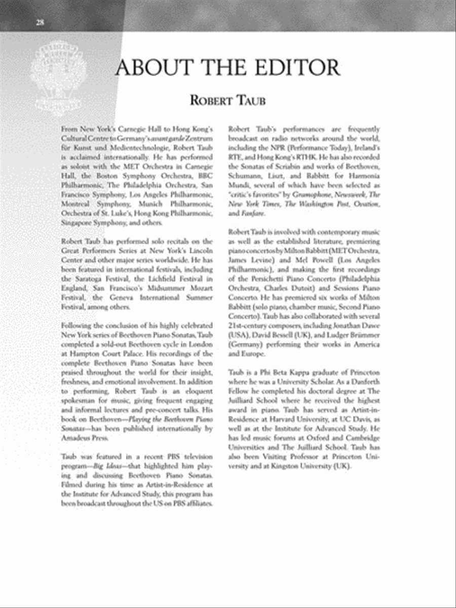 Beethoven: Sonata No. 27 in E Minor, Opus 90 Piano Solo scores gallery preview page 6