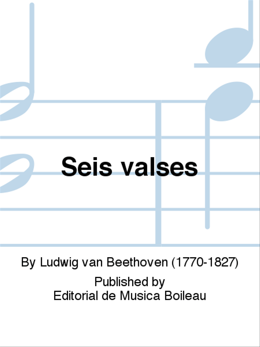 Seis valses Seis valses Piano Solo scores gallery preview page 1