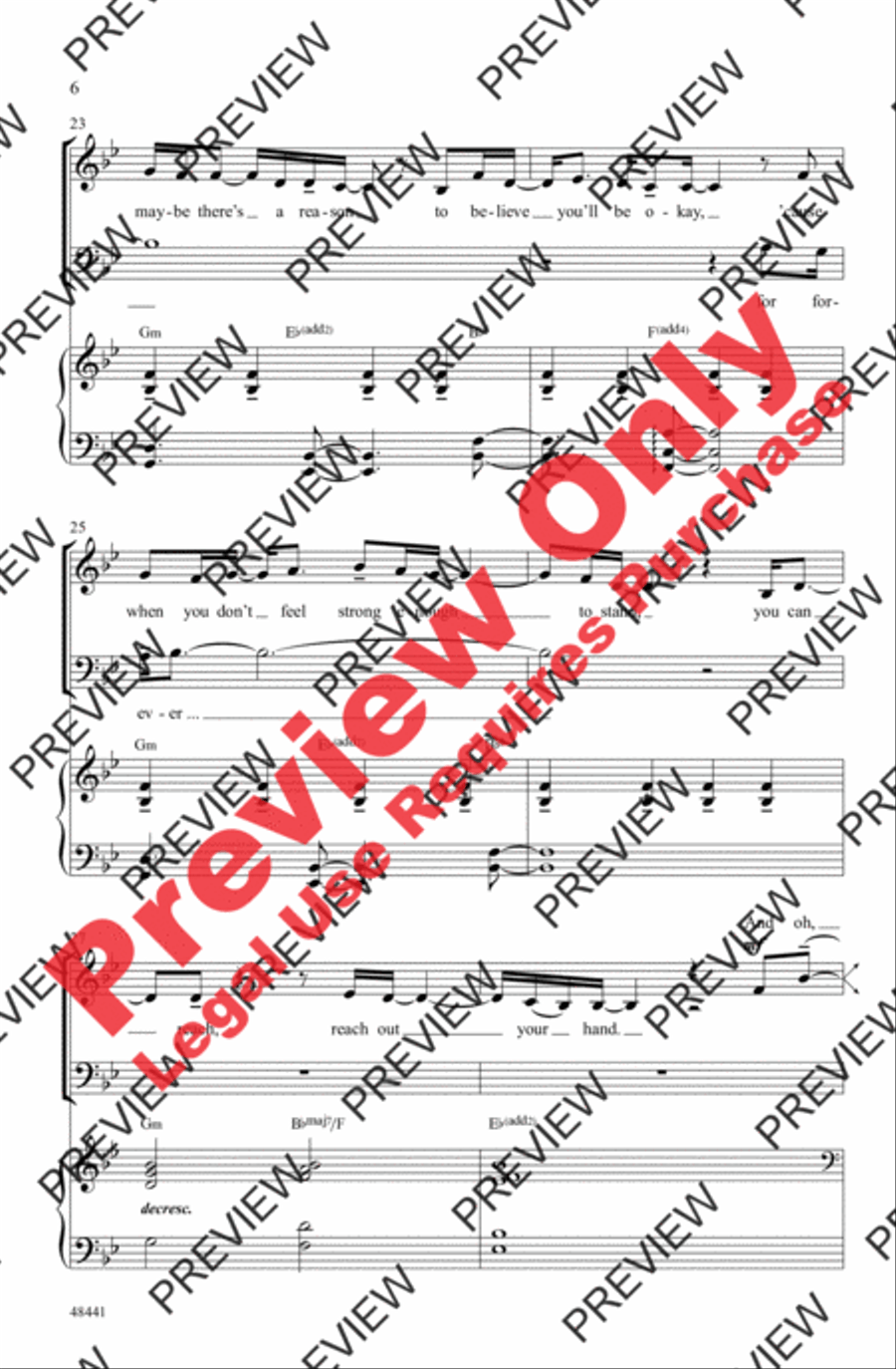 Found/Tonight 3-Part scores gallery preview page 6