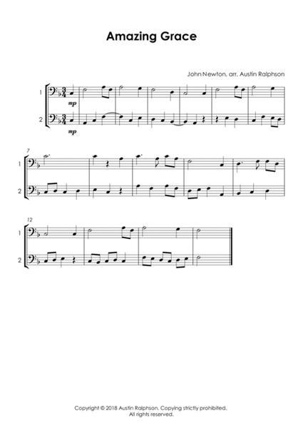 15 Trombone Duets or Euphonium Duets for Fun (popular classics) - various levels image number null