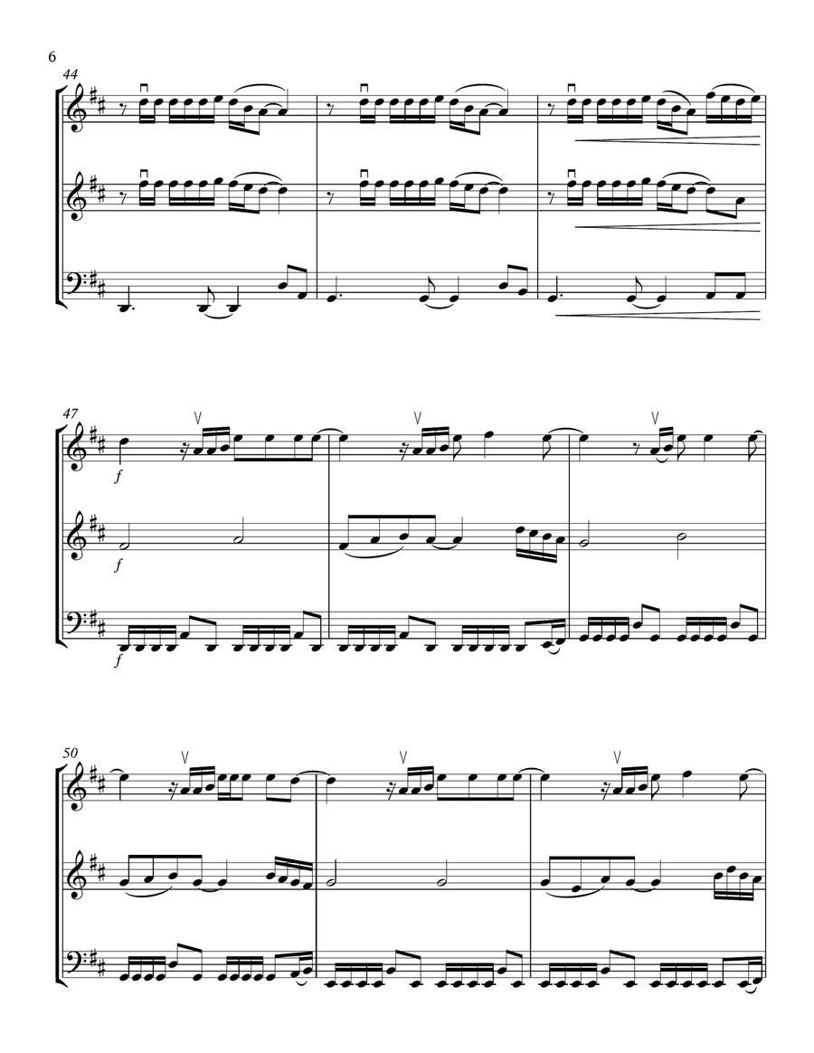 Sunflower String Trio scores gallery preview page 6