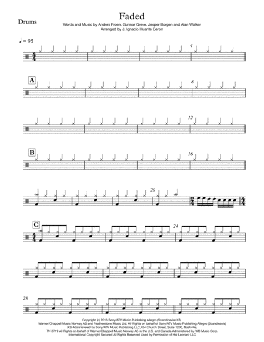 Faded Small Ensemble scores gallery preview page 3