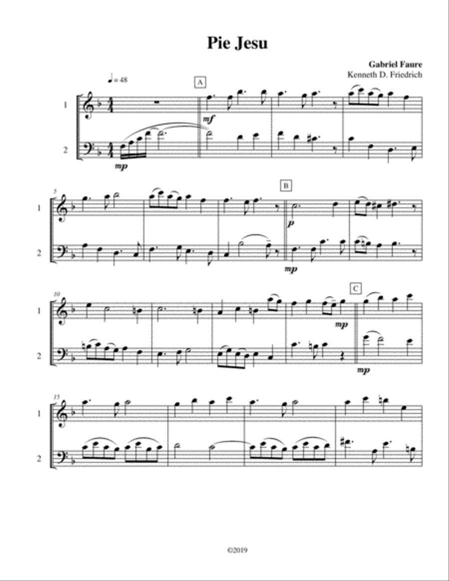 Seven Christmas Duets, Vol. 6 Cello scores gallery preview page 5