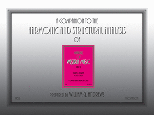 Book cover for Companion to the Harmonic and Structural Analysis of the Materials of Western Music - Part 2