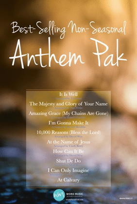 Best-Selling Non-Seasonal Anthem Pak Vol 1 - Anthem Preview Pak
