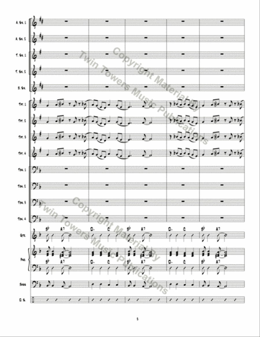Who Shook? Who Shook? Jazz Ensemble scores gallery preview page 4