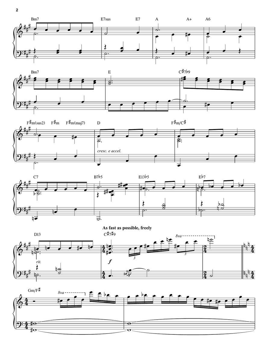 Mia And Sebastian's Theme (from La La Land) Piano Solo scores gallery preview page 2