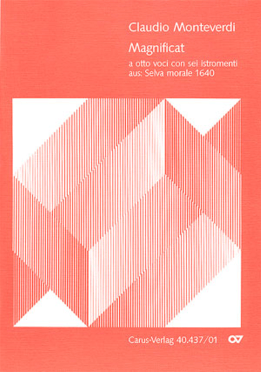 Magnificat a 8 voci con 6 vel 10 istromenti by Claudio Monteverdi 4-Part - Sheet Music