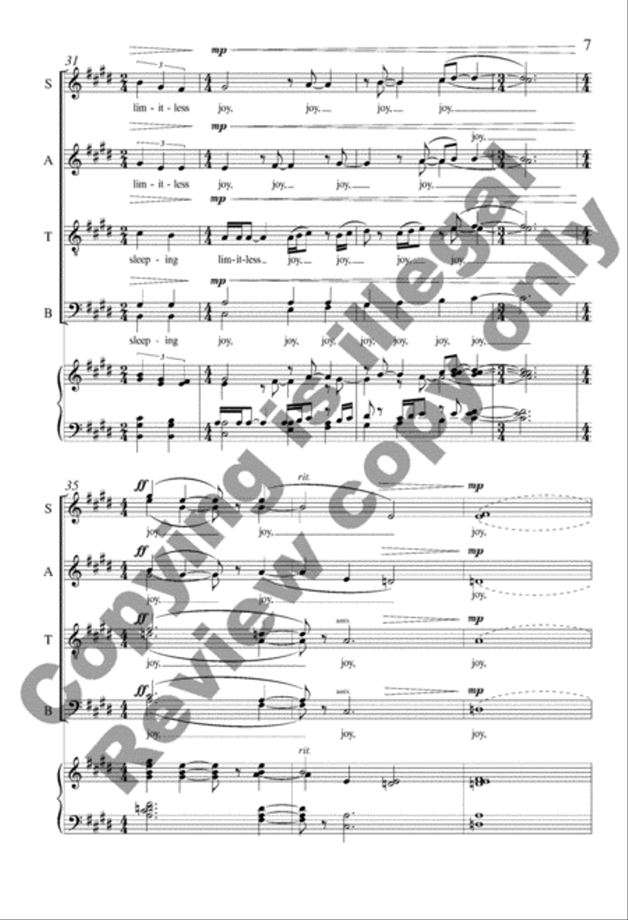 Last Lullaby Last Lullaby Divisi scores gallery preview page 7
