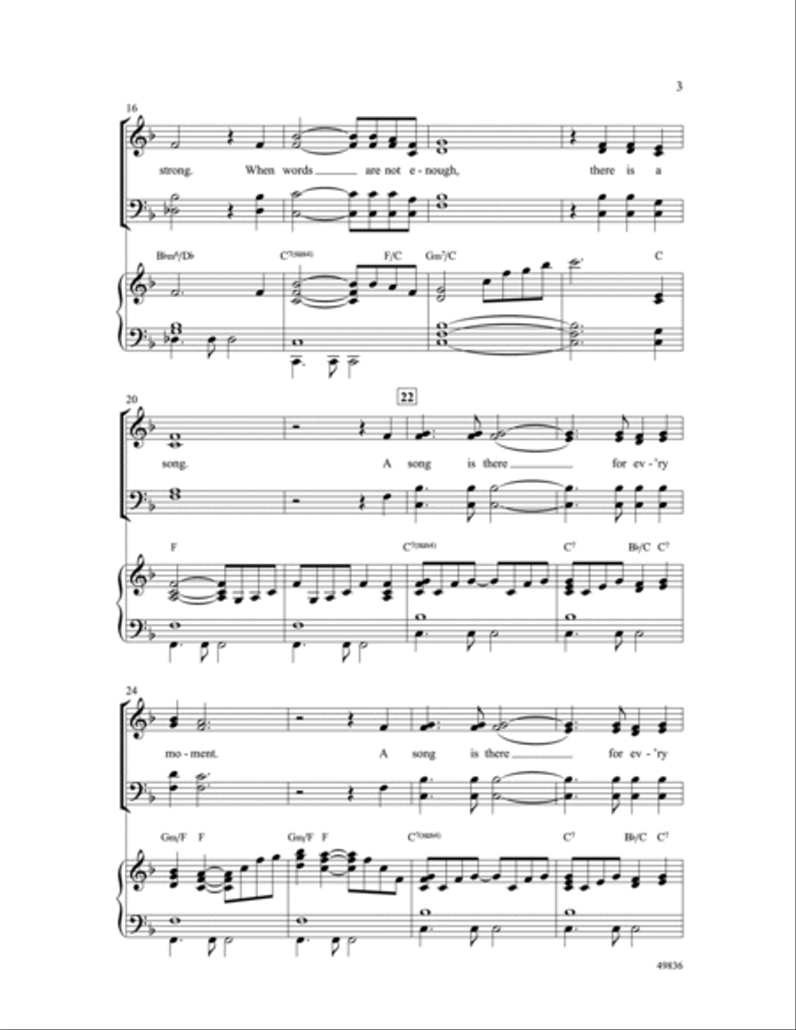 When Words Are Not Enough Choir scores gallery preview page 3