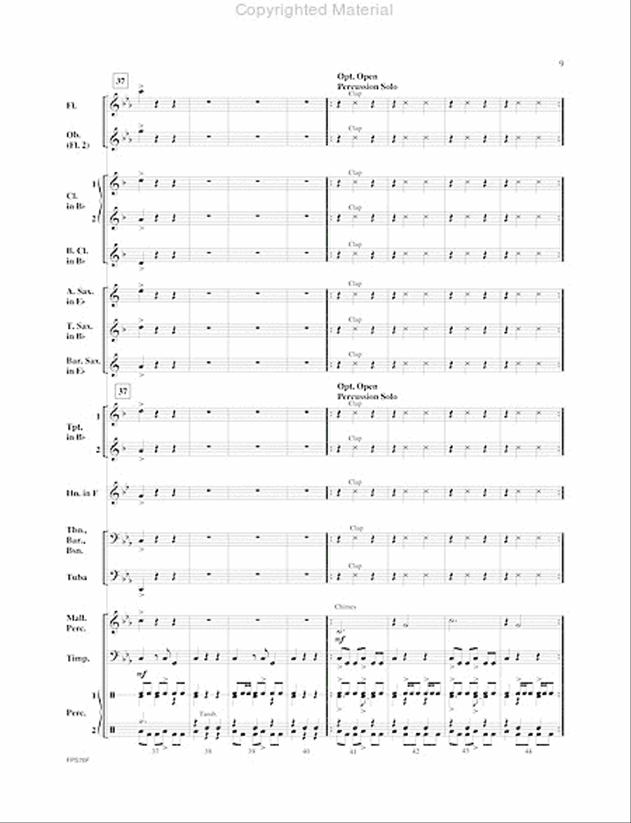 Huron Trail Huron Trail Concert Band scores gallery preview page 10