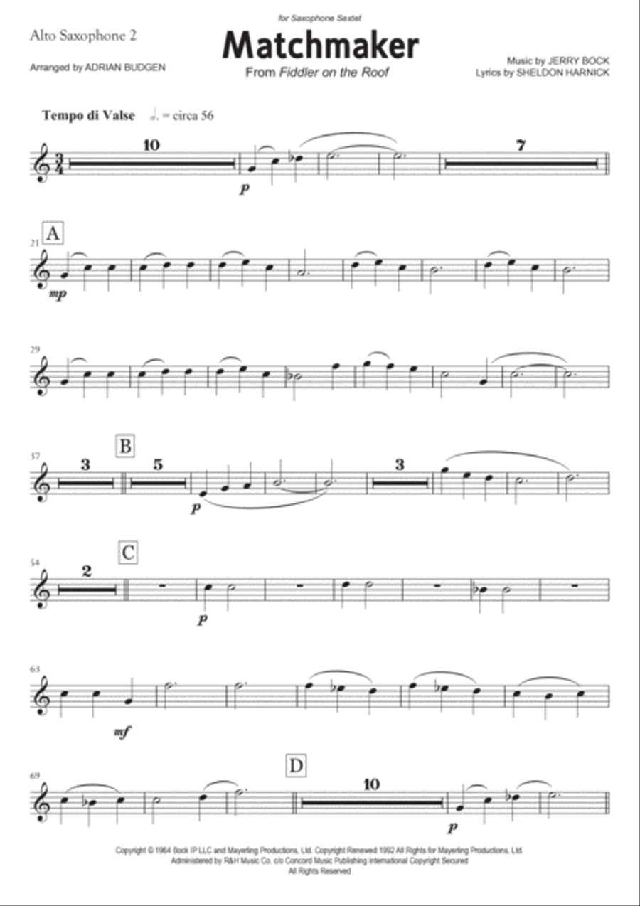 Matchmaker Woodwind Ensemble scores gallery preview page 6