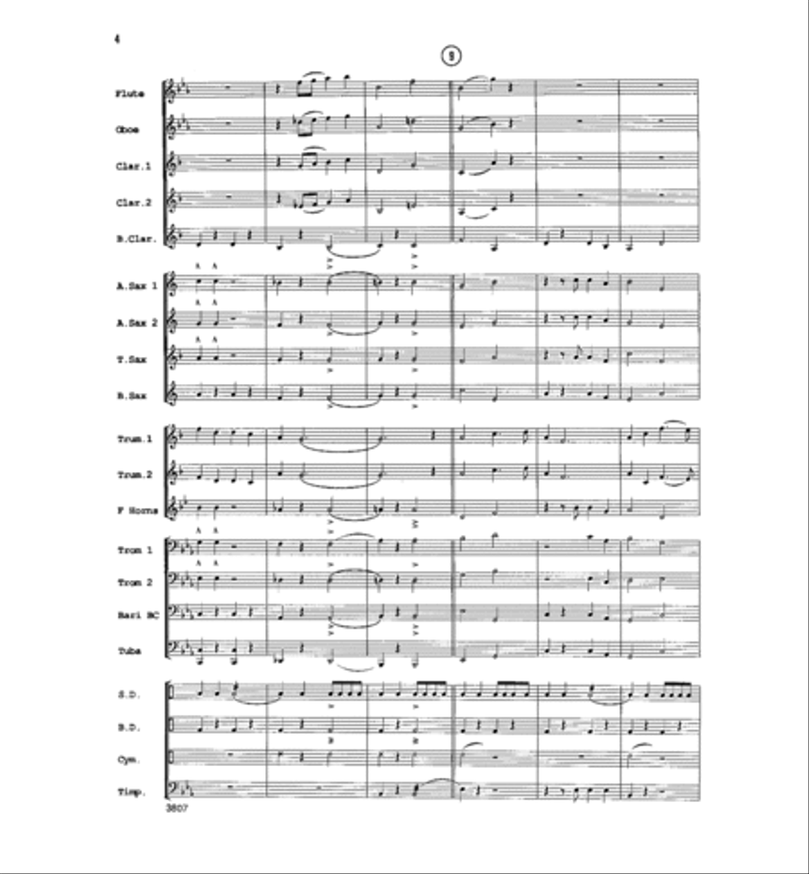 Amarado Amarado Concert Band scores gallery preview page 3