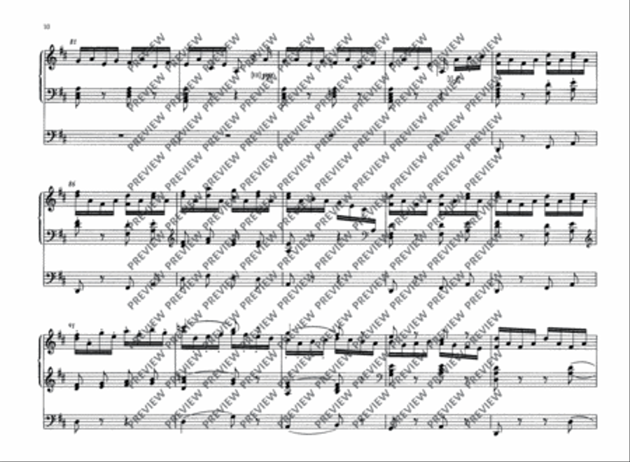 Fanfare, Cantabile and Finale Organ scores gallery preview page 11