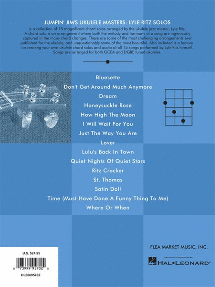 Jumpin' Jim's Ukulele Masters: Lyle Ritz Solos Ukulele scores gallery preview page 9