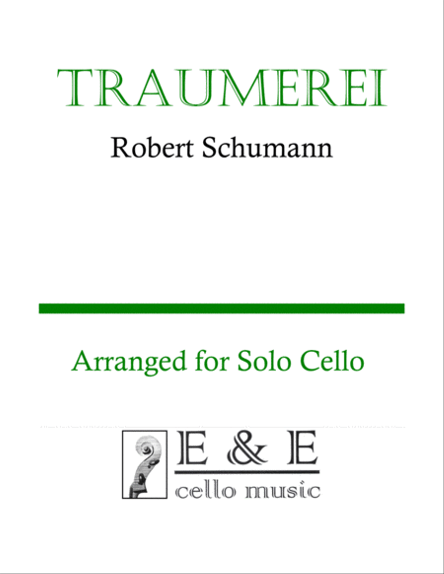 Traumerei Cello Solo scores gallery preview page 1