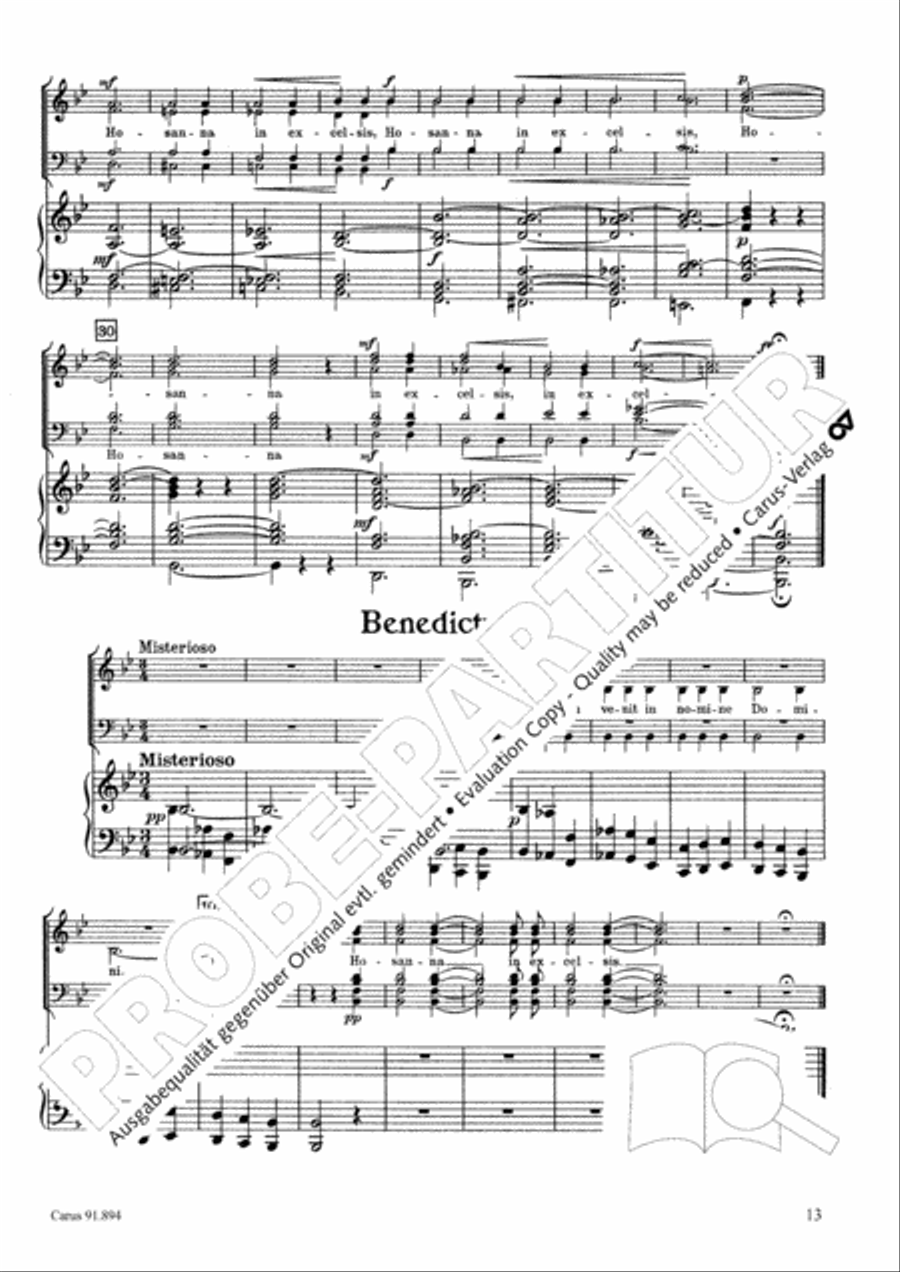 Requiem 4-Part scores gallery preview page 14