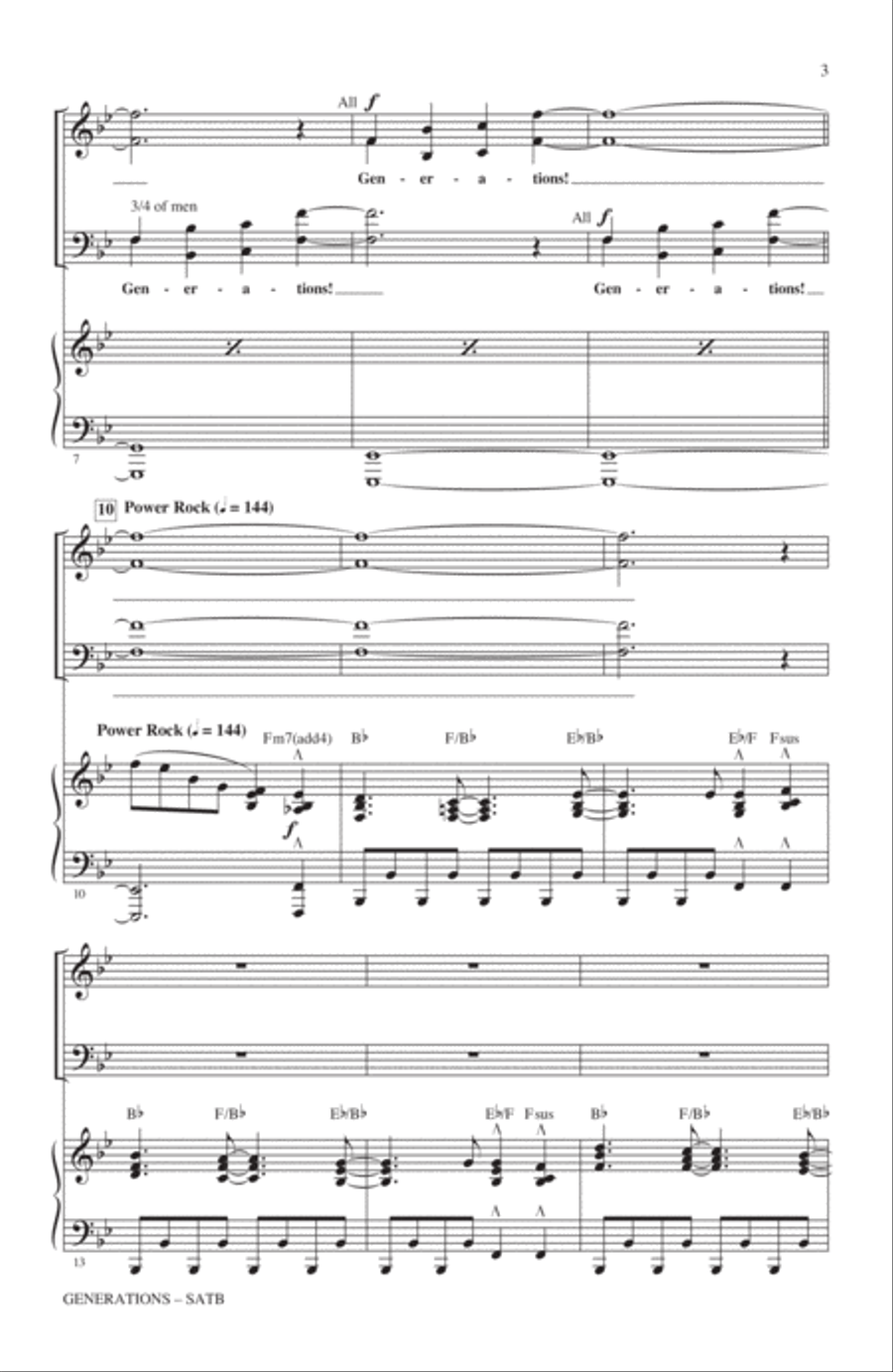 Generations 4-Part scores gallery preview page 2